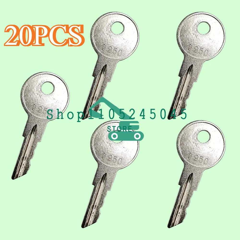 

20 шт. Новые ключи зажигания C250 089216-001 170151-001 для электрических тележек Crown моделей PE3000, PE4000, PE4500, WP3000, GPW