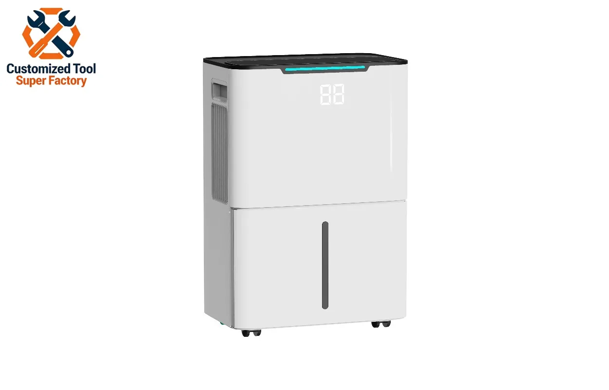 High-efficiency silent household dehumidifier, household portable compressor electric dehumidifier
