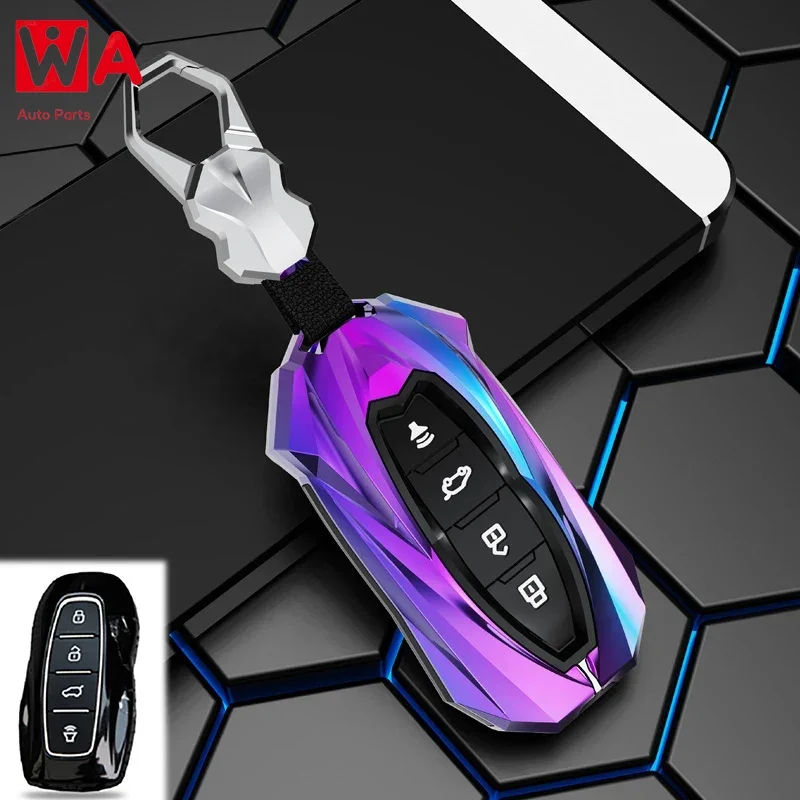 

Zinc Alloy Car Key Case Cover Smart Remote Shell For Ford Fusion Mustang Explorer F150 Edge Mondeo Mk5 Focus Mk4 2019 2020 2021