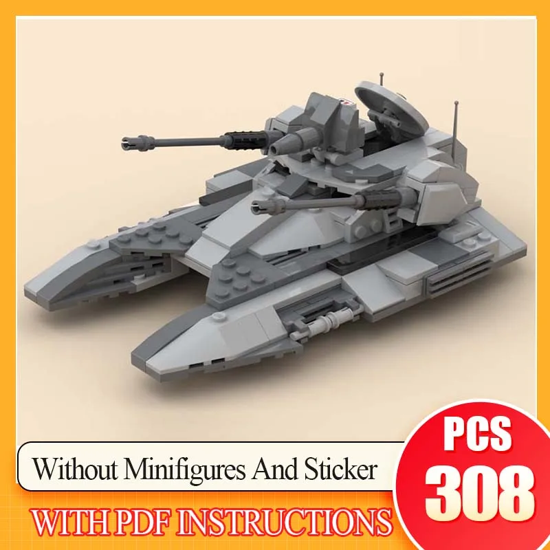 

Космические войны, модель танка-истребителя, кирпичи, диорама «сделай сам», игрушки для взрослых и детей, набор строительных блоков, подарки Монтессори, украшение комнаты