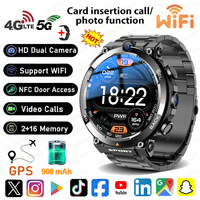4G Network Sport Smart Watch 2GB+16GB RAM 1.39 inch 360*360 HD Screen 900mah Battery 200W Camera GPS WIFI Google APPS Smartwatch