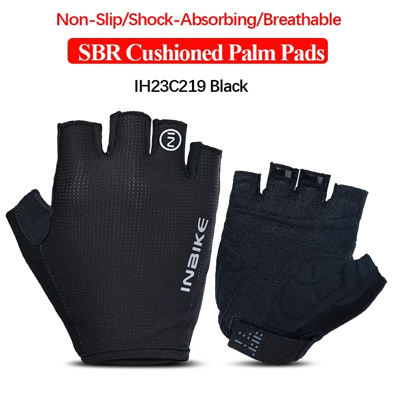 INBIKE Stoßfest GEL Pad Radfahren Handschuhe Halbe Finger Sport Handschuhe Männer Frauen Sommer Fahrrad Gym Fitness Handschuhe MTB Handschuhe IF239