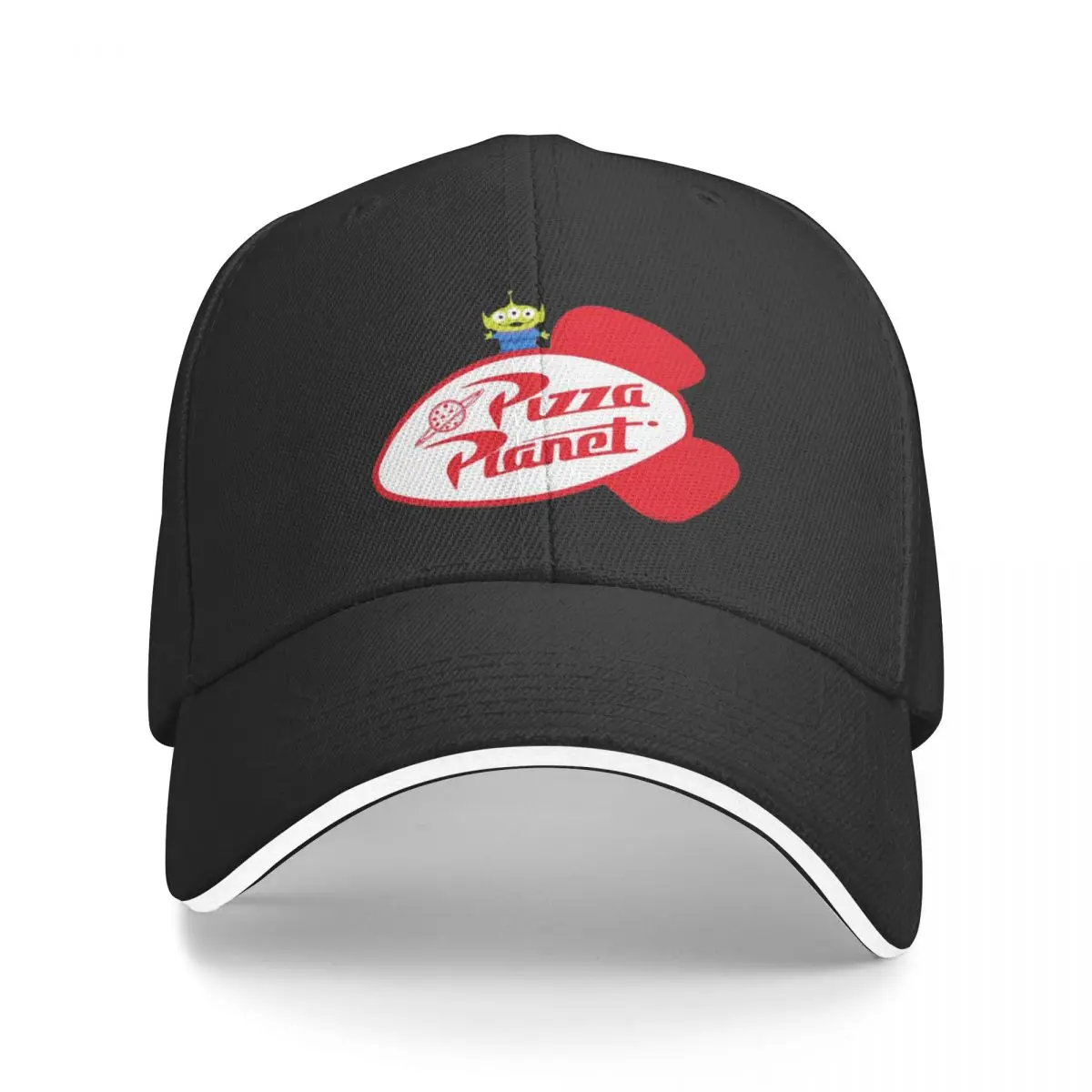 Alien On Pizza Planet Anime Cartoon Multicolor Baseball Cap For Mens Sport Coquette Beach Dad Hats 2024 New Peaked Cap