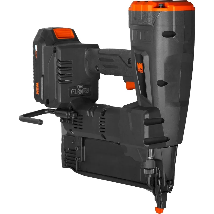 Paku Tembak Tanpa Kabel 20V Max Brushless 18-Gauge dengan Baterai 2.0Ah dan Pengisi Daya 20518 Ideal untuk Pertukangan Presisi Kabinet