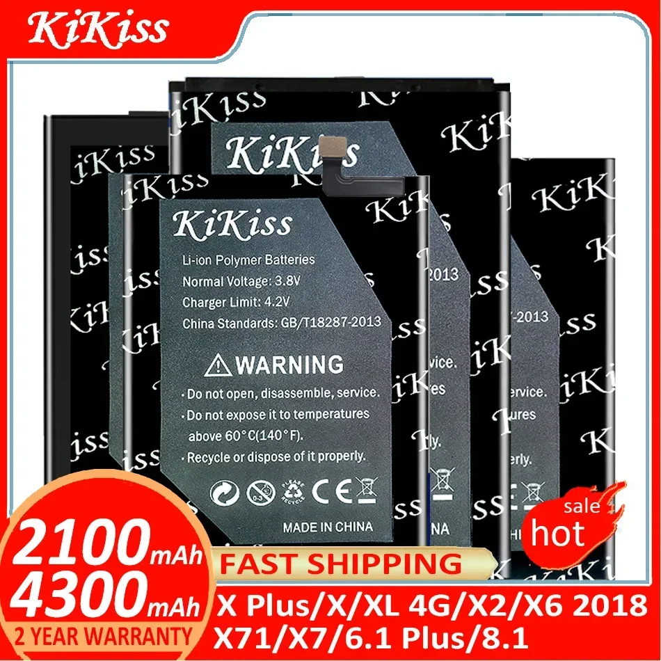 Аккумулятор KiKiss для Nokia X7/X2 X2Plus/X+ XPlus X/X71/X6 2018/6.1 Plus/XL 4G/8.1/TA-1131/TA-1119/TA-1119/TA-1128/RM-1061