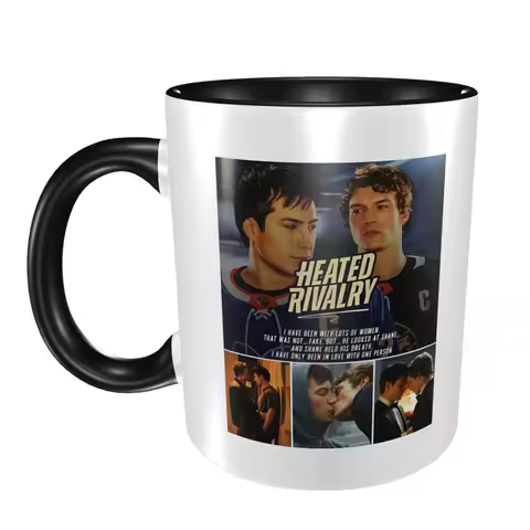 Heated Rivalry Mug Funny Ceramic Coffee Cups Tea Mugs Milk Cup Drinkware Gift for Woman Man