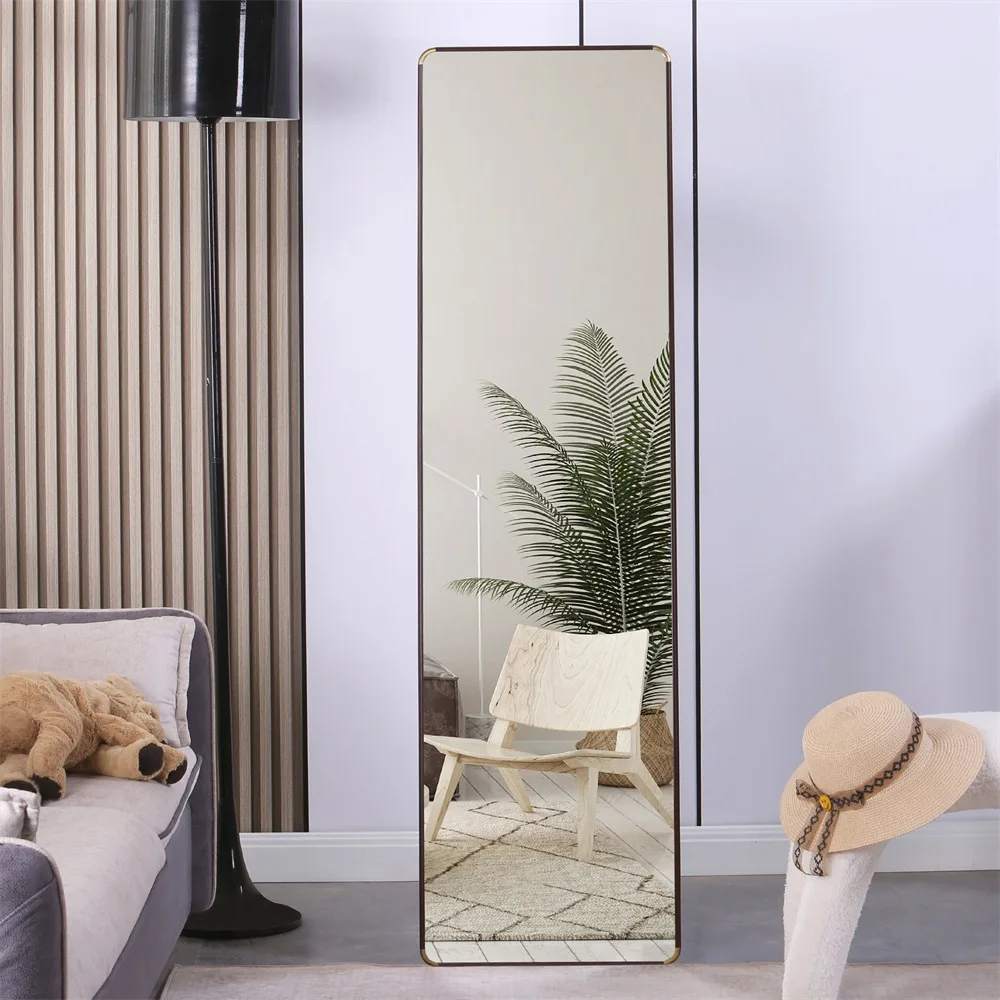 The 4th Generation Floor Standing Full-length Mirror. Wall Mirror, Bathroom Makeup Mirror, Bedroom Foyer, Wall Mounted Mirror