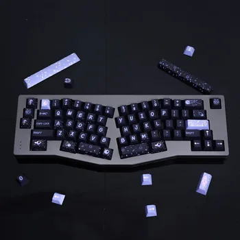 Space Odyssey Keycaps PBT Sublimation Original Factory/MDA Height Keycaps 152 Keys Complete Set of Mechanical Keyboard Keycaps