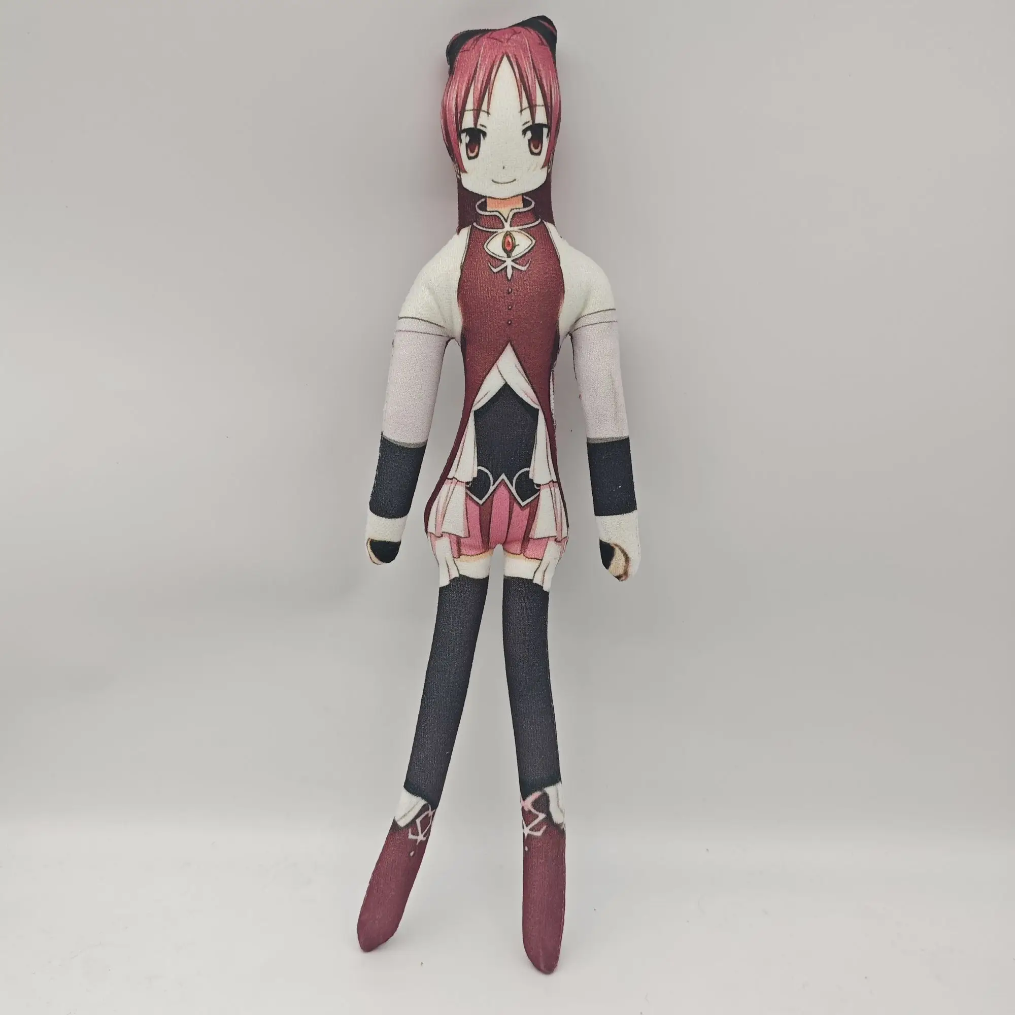27cm Puella Magi Madoka Magica Anime Plush Doll Sakura Kyoko Kaname Madoka Tomoe Mami Twistable Stuffed Abstract Figure for Part view 5