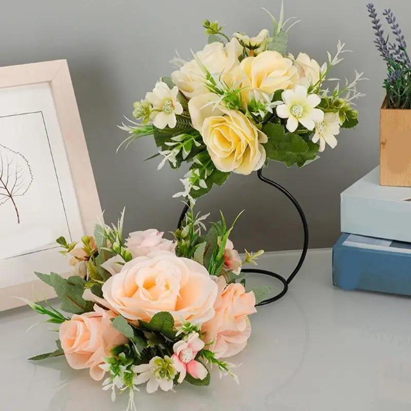 91AF 20см свадебной табличный букет