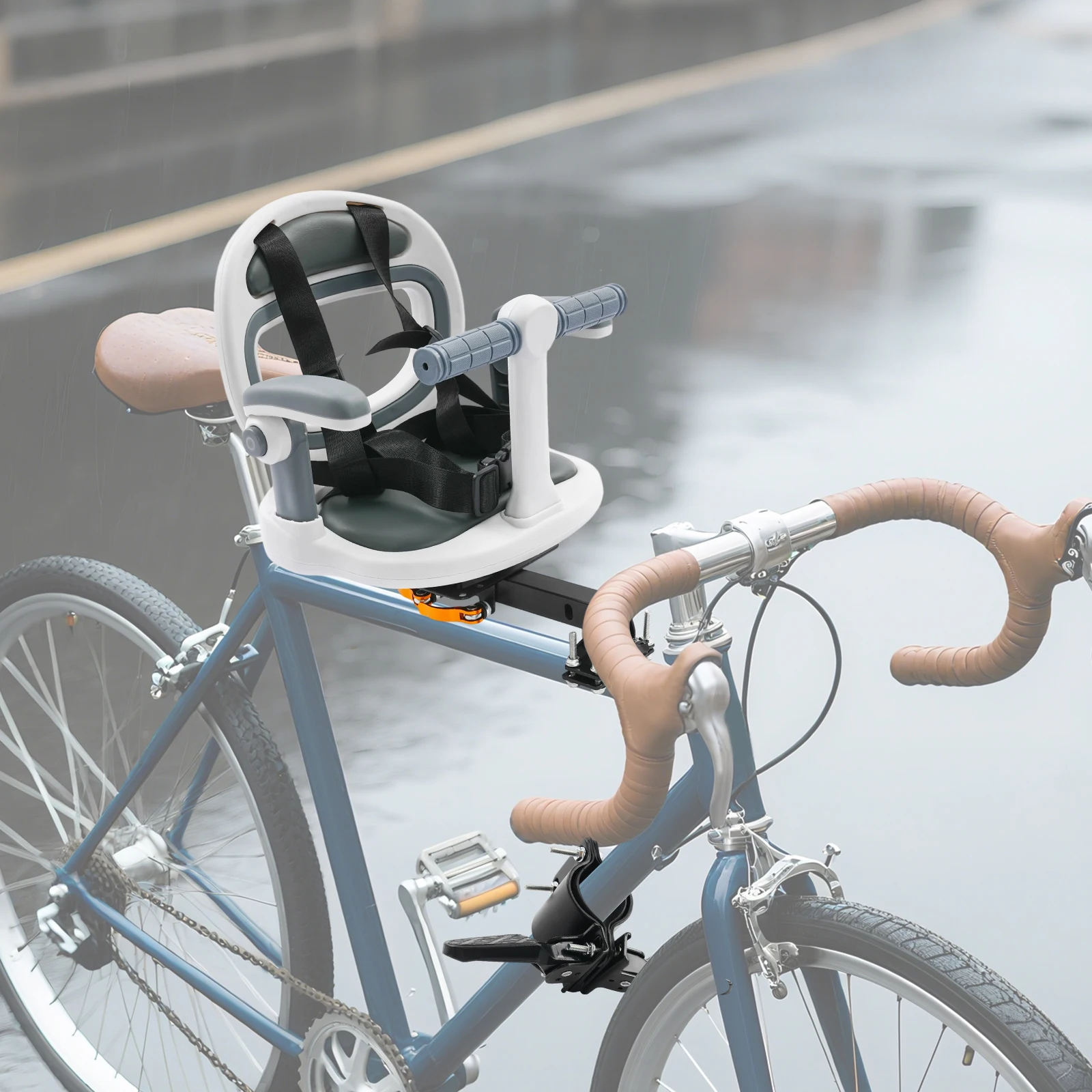 

Велосипедное детское переднее сиденье, ремень безопасности, ограждение, детское велосипедное сиденье, седло, аксессуары для седла для горного велосипеда, 4 варианта цвета