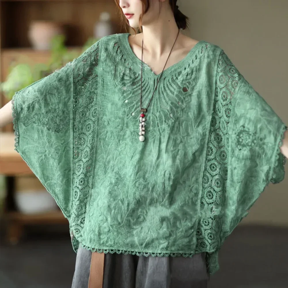 

Поп-элегантная уличная одежда в этническом стиле, удобная футболка с вышивкой, винтажная одежда, женская одежда, рубашки для женщин, повседневные