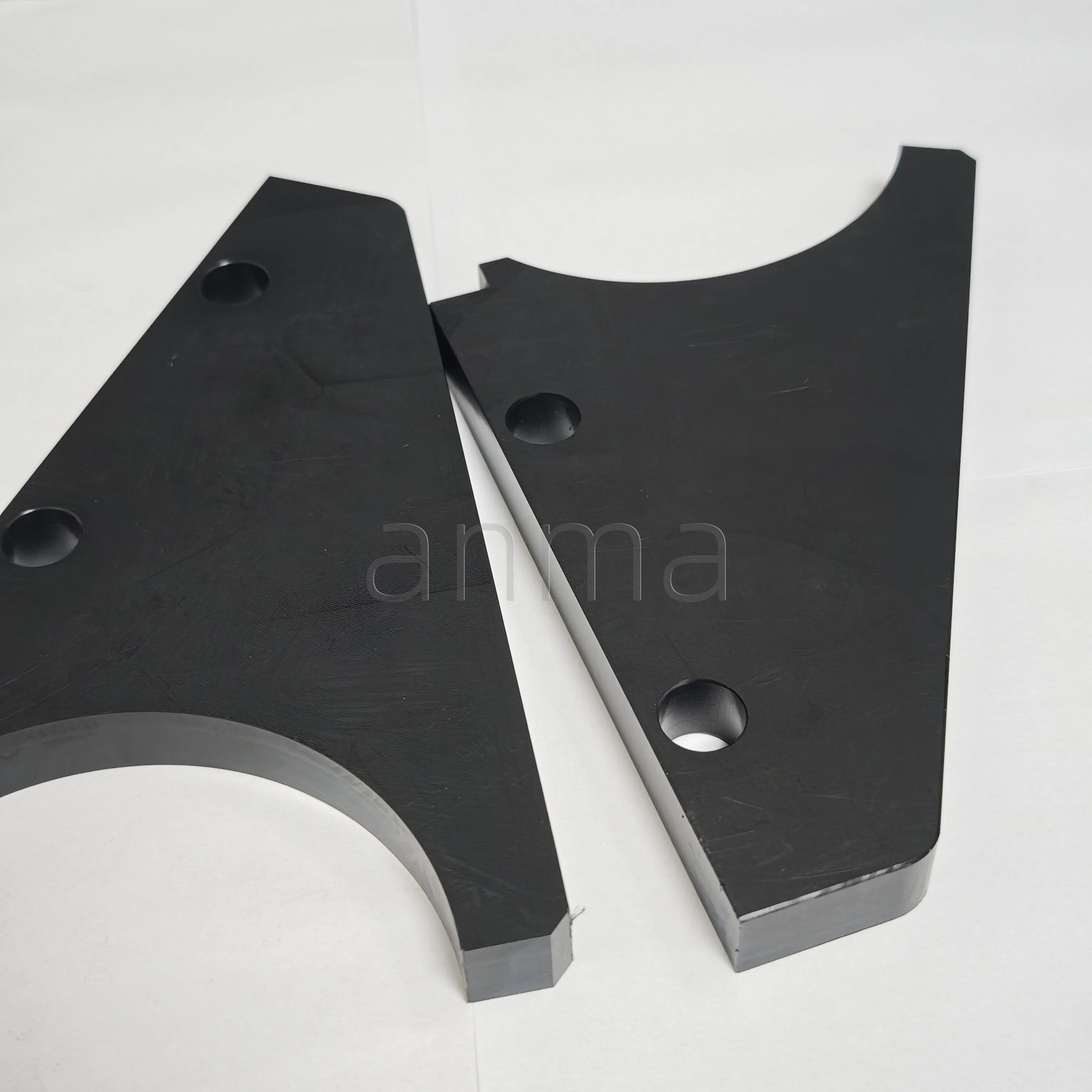 

1 pair Akiyama Printing Machine Ink Blocking Plate Triangle Plate Ink Duct End Block