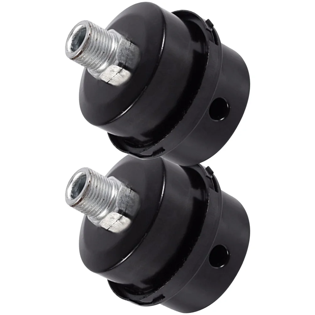 

2pcs Air Compressor Metal Intake Filter 20Mm 1/2Pt Thread Dust Moisture Proof Sound Muffler For Generators Blowers