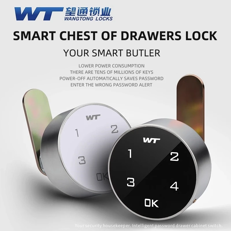 Password Cabinet Lock Touch Screen Electronic Code Drawer/Mailbox/Gym/Sauna/Closet/Shoe/Metal/Triple Interlock/Security/Keyless