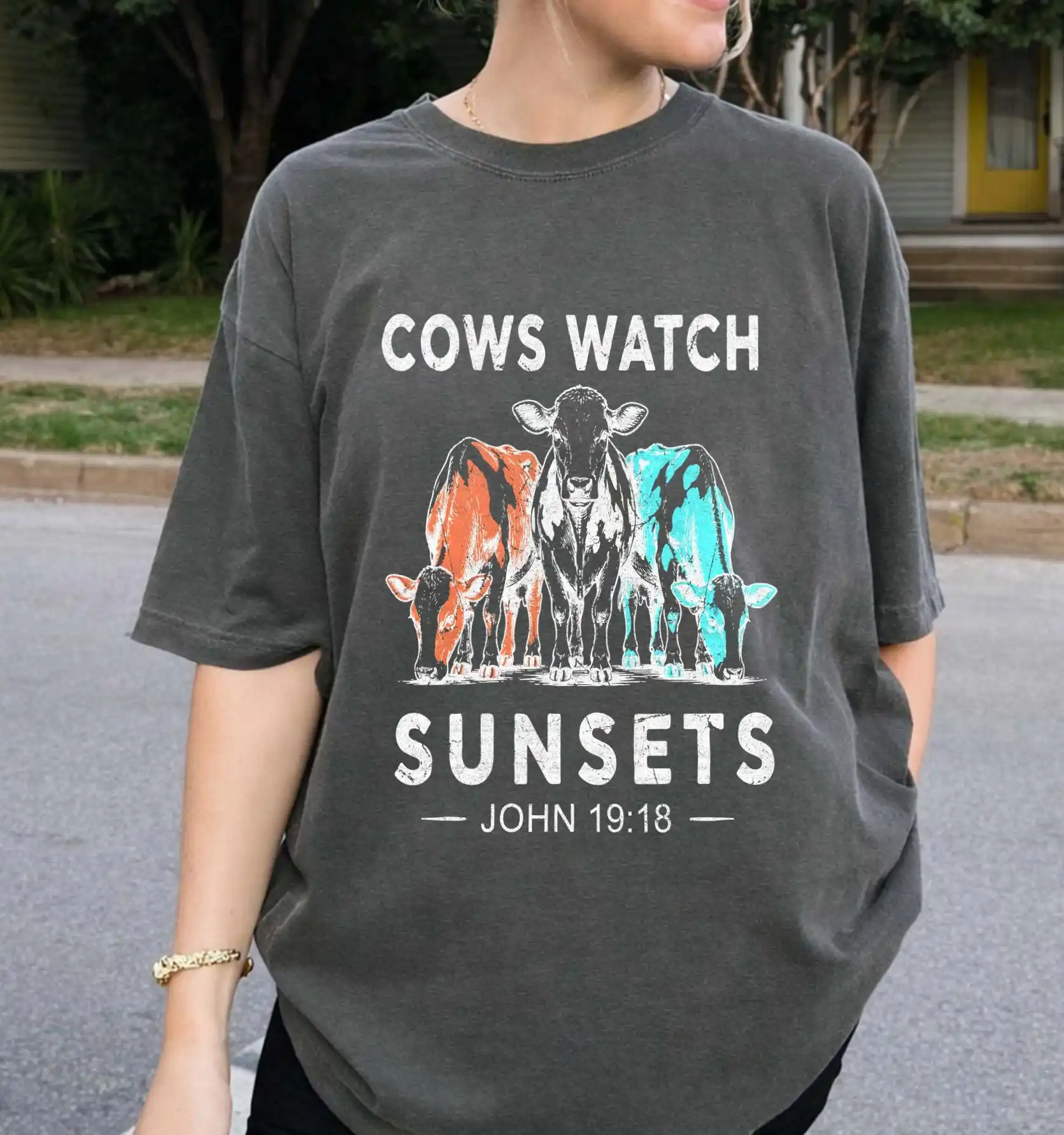 Cows Watch Sunsets Shirt, Harrow The Ninth Merch, The Locked Tomb Tee, Jod, Gideon The Ninth
