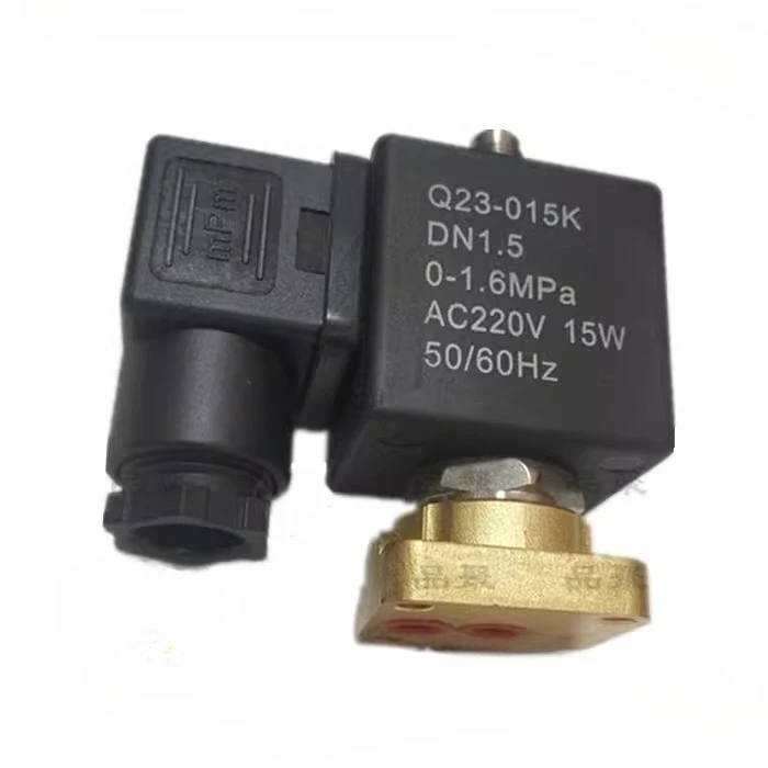 Original red five-rings Kaishan screw air compressor loaded solenoid valve Q23-015K Q22-02K intake valve