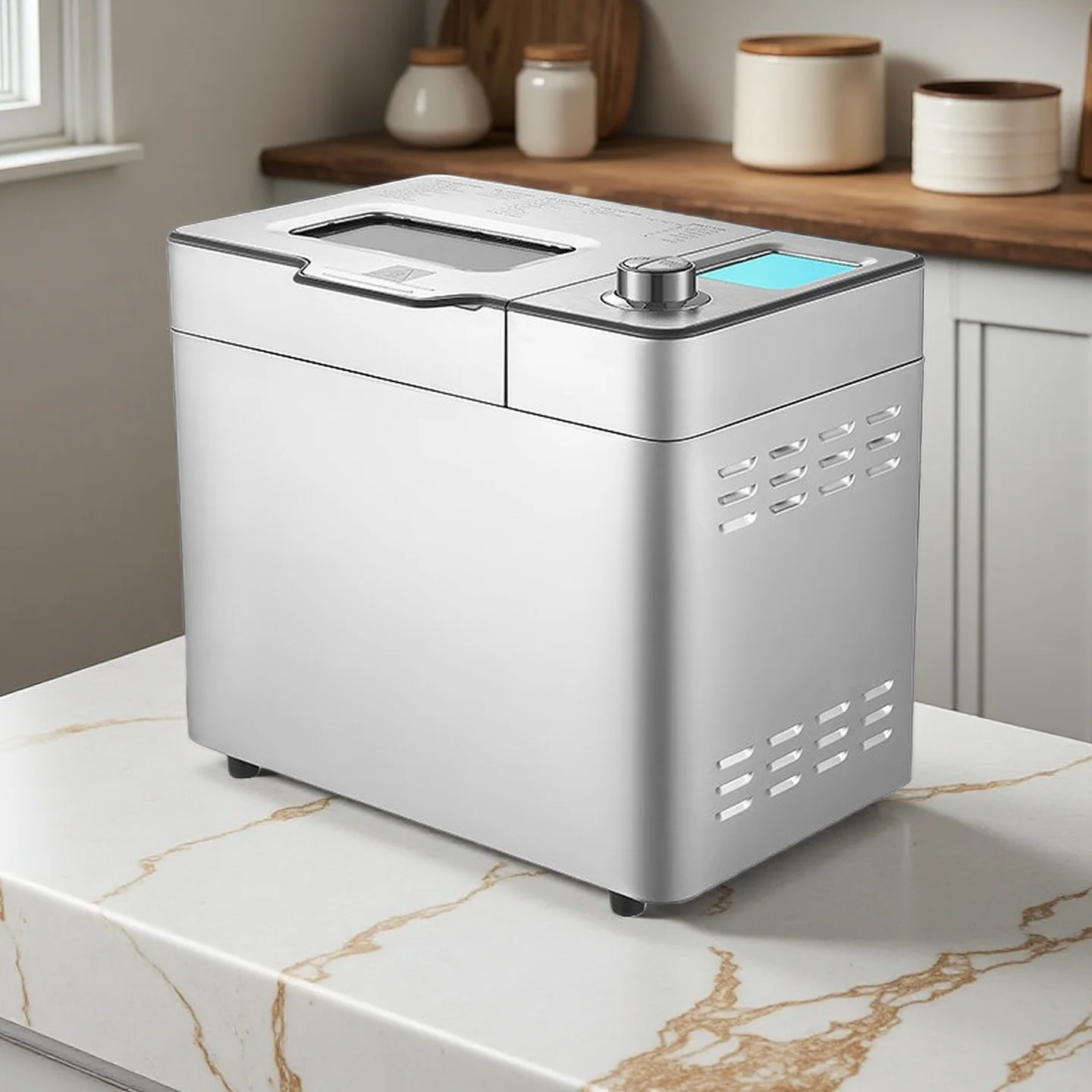 

Home Bread Machine Fully Automatic Electric Bread Machine Multifunctional Domestic Bread for Everyday Baking