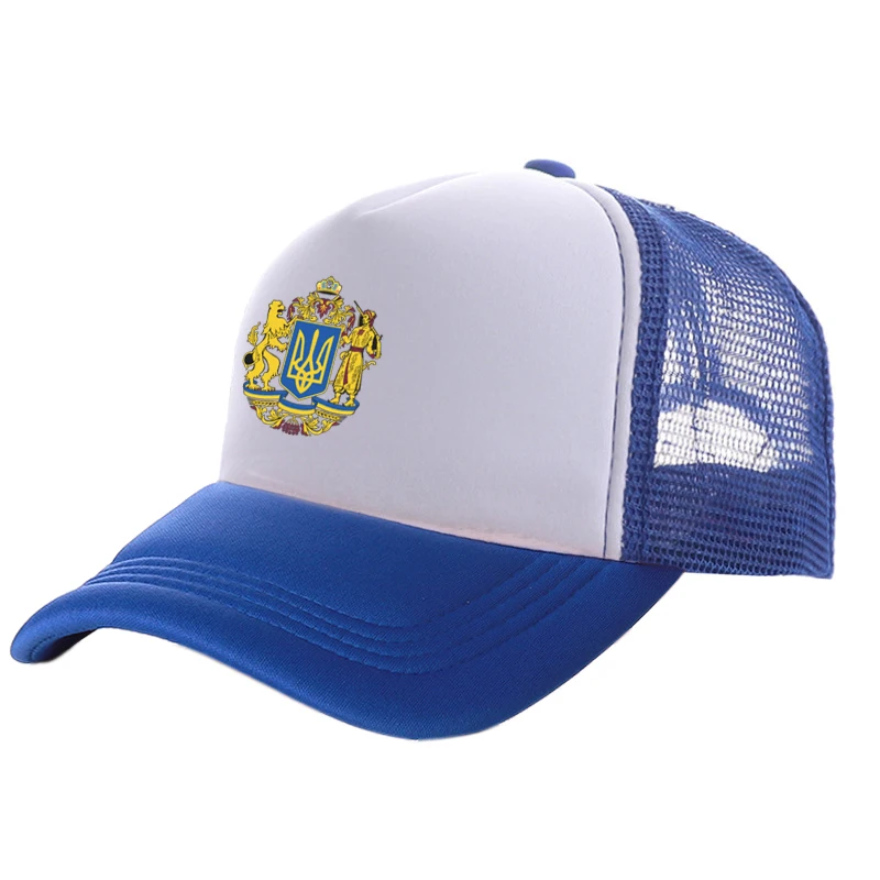 Ukraine Tryzub Trucker Cap Cool Men Ukrainian Hat Baseball Caps Summer Unisex Mesh Net Caps