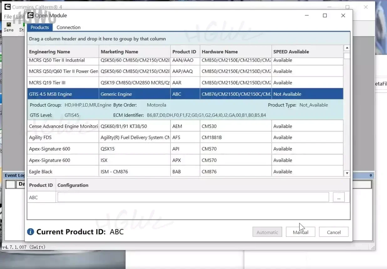 Calterm 4.7.1 +  Insite 8.7 Engineering Level MetaFiles for Heavy Duty Diagnostic Tool Scanner Interface CAN Flasher Remapper