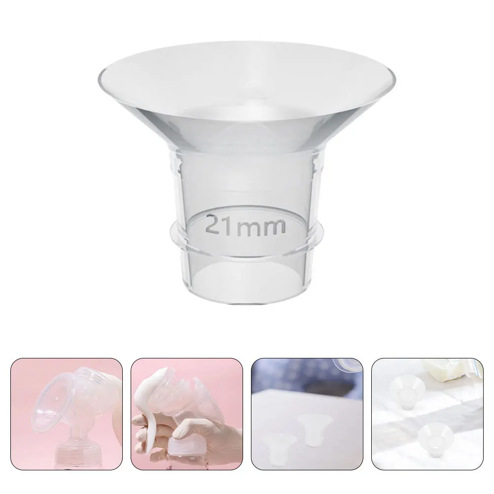 

4Pcs Silicone Breast Pump Flange Inserts Replacement for Wearable Electric Pumps Smooth Bpa-Free Comfortable Non-Slip Grip