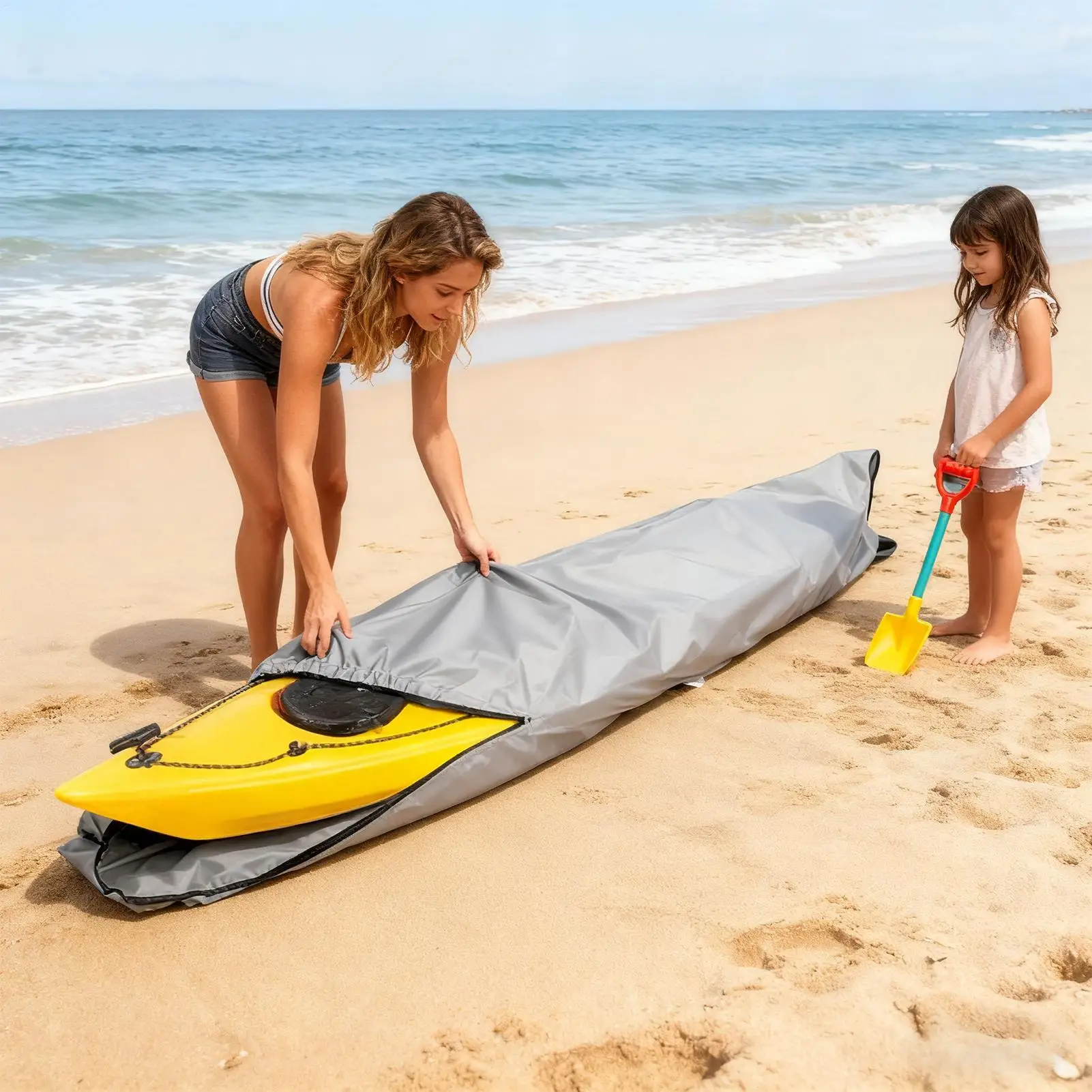 

Oxford Cloth Kayak Dust Cover Heavy-Duty Kayaking Protection Storage Bag Surfboard Fishing Raft Boat Cover for Surfboard Boards