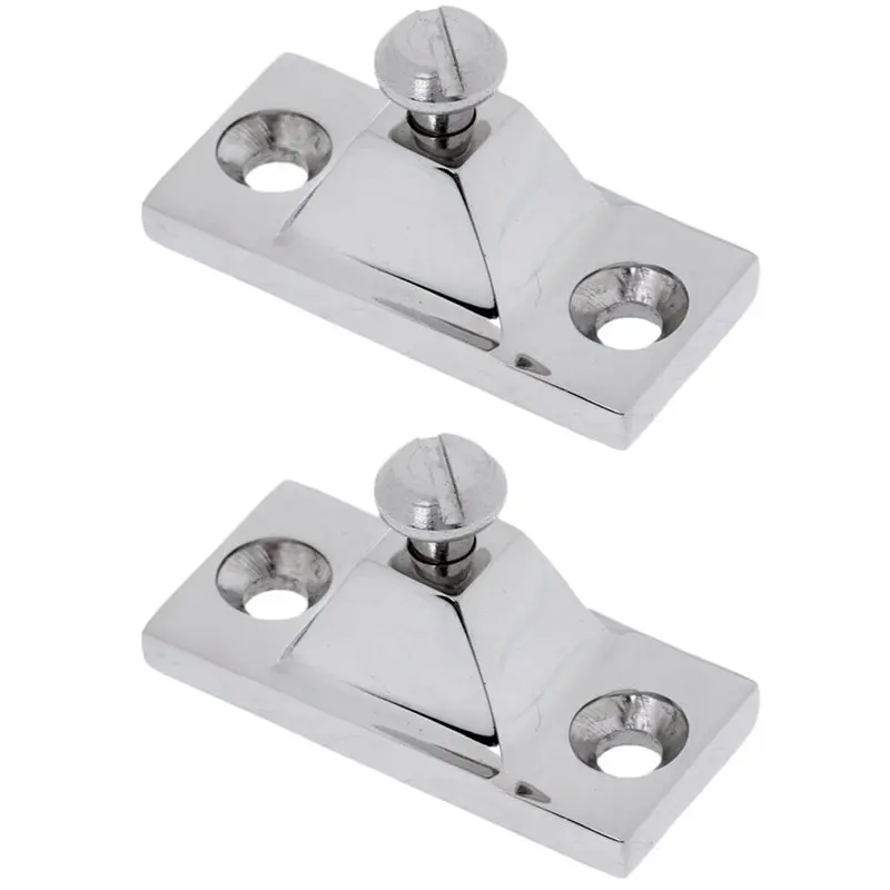 VEHO-6 Pieces Marine Deck Hinge Boat Bimini Top Fitting Hardware