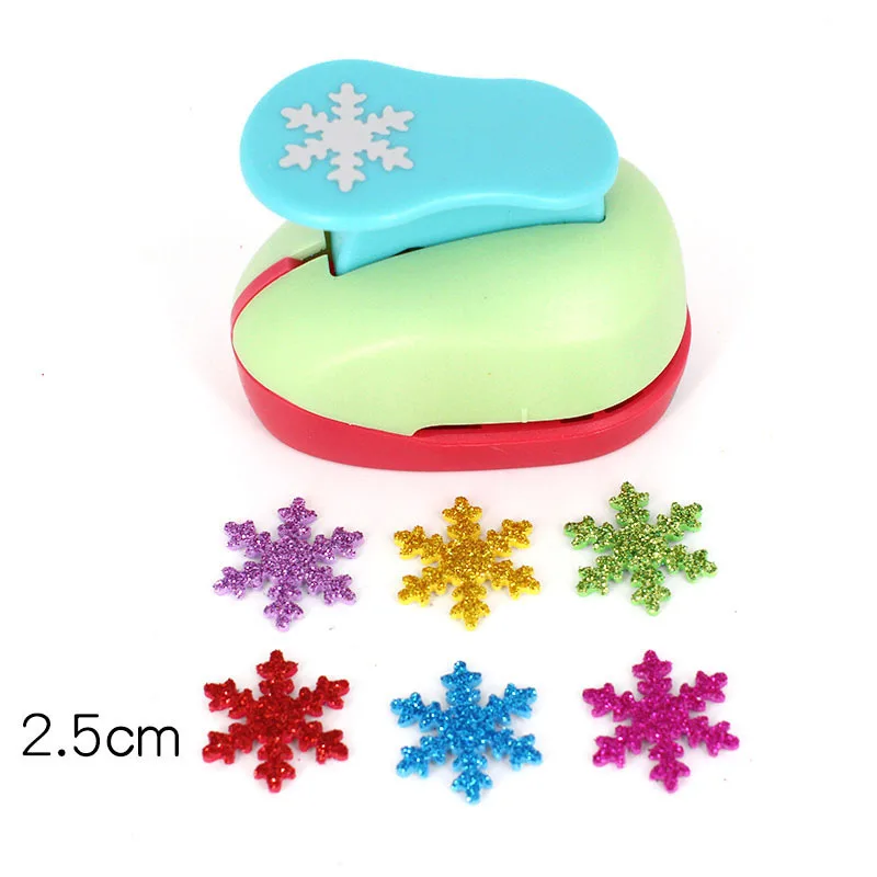 scrapbooking 1''(25mm) snowflakes punch paper cutter for crafts and scrapbooking furador cortador de papel embossing machine