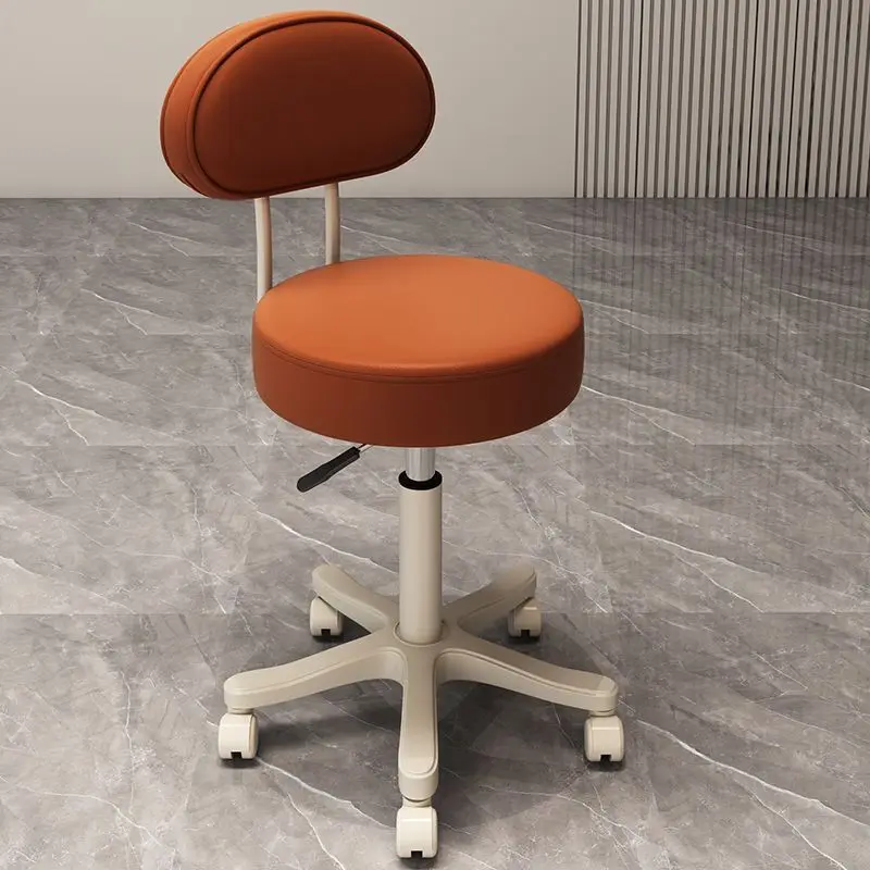 Schoonheidskruk met rugleuning Katrol Roterende liftstoel Manicure Haar Draaistoel Huishoudelijke dressing Make-upstoel