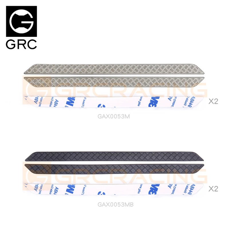 GRC Side Step Metal Skid Plate Foot Pedal for 1/10 RC Crawler Car Traxxas TRX4 Defender BRONCO CHEVROLET G500 Diy Parts