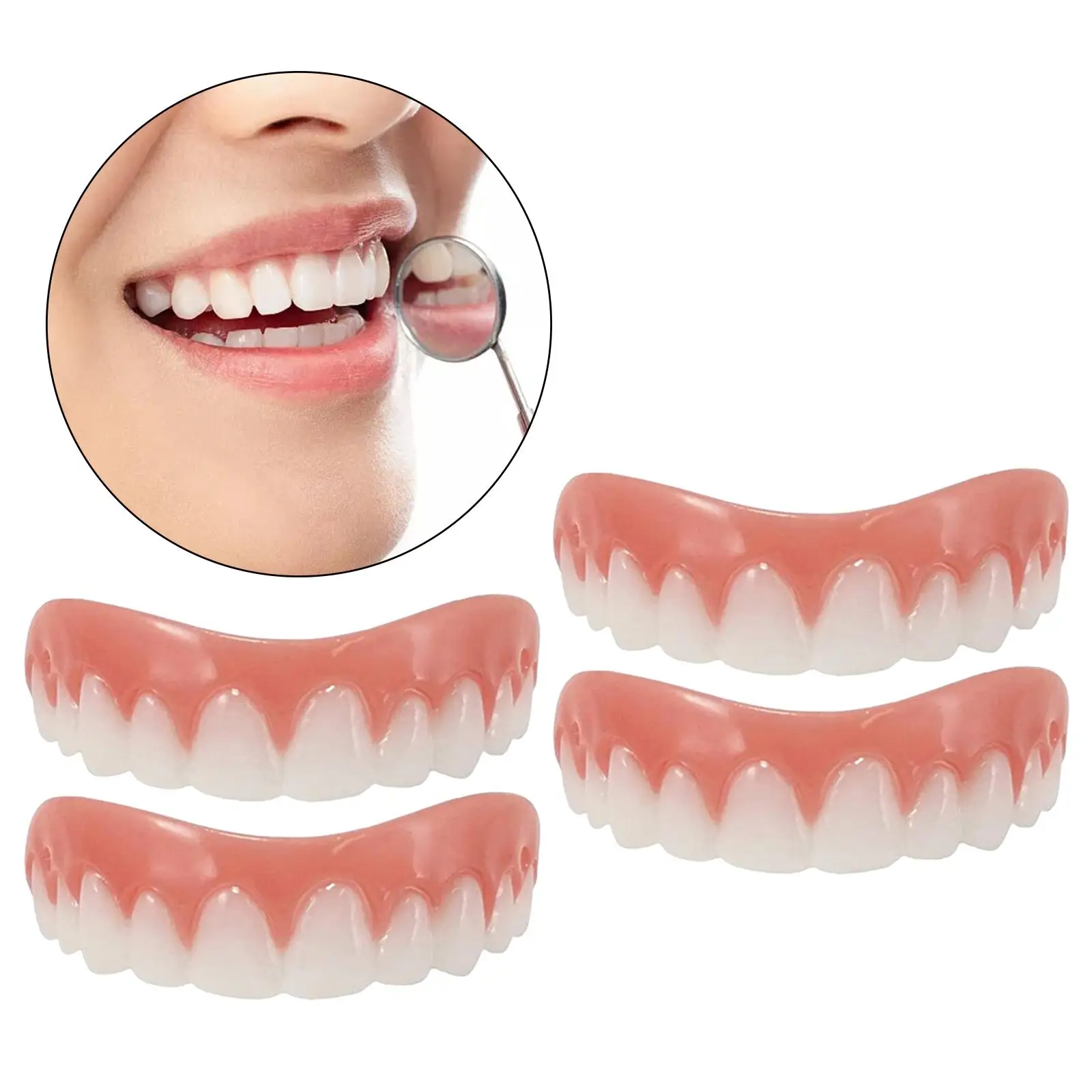 

Veneers Denture Whitening Braces Toy Fake Tooth Cover Beauty Veneers Upper Cosmetic