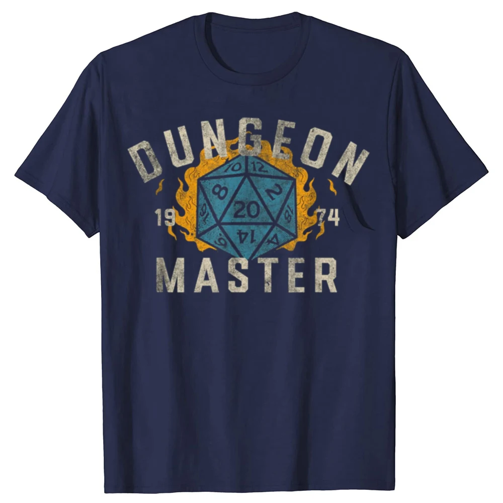 Camisetas divertidas con estampado de mazmorras y dragones para hombre y mujer, ropa de calle de Humor, camiseta de manga corta, ropa holgada Unisex