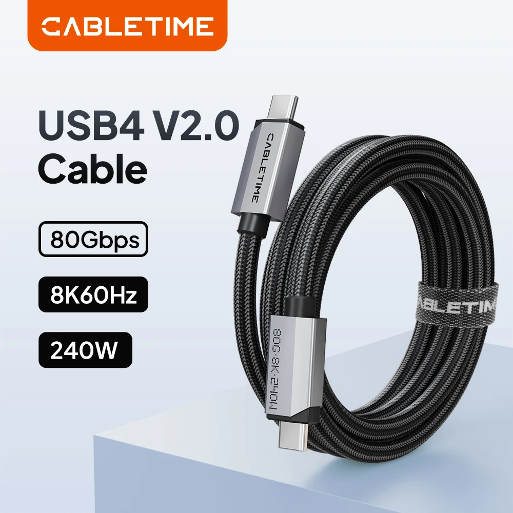 cabo-cabletime-usb4-v20-com-velocidade-de-transmissao-de-80gbps-transferencia-de-dados-8k@60hz-240w-pd-31-revestimento-trancado-para-telefone-monitor-ps5