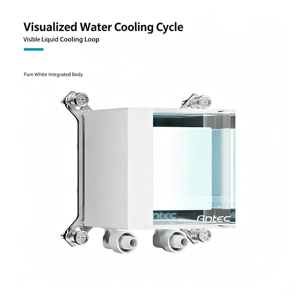 Antec P360 All-in-One CPU Liquid Cooler ARGB PWM Fan Water Cooling