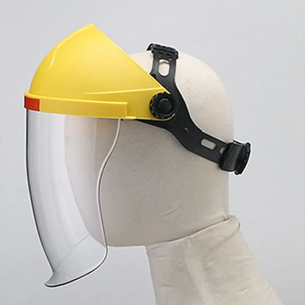 PC Plastic Welding Protective Mask Anti Splash Flip Front Visor Protective Face Cover Full Protection Anti-UV Welder Face Shield