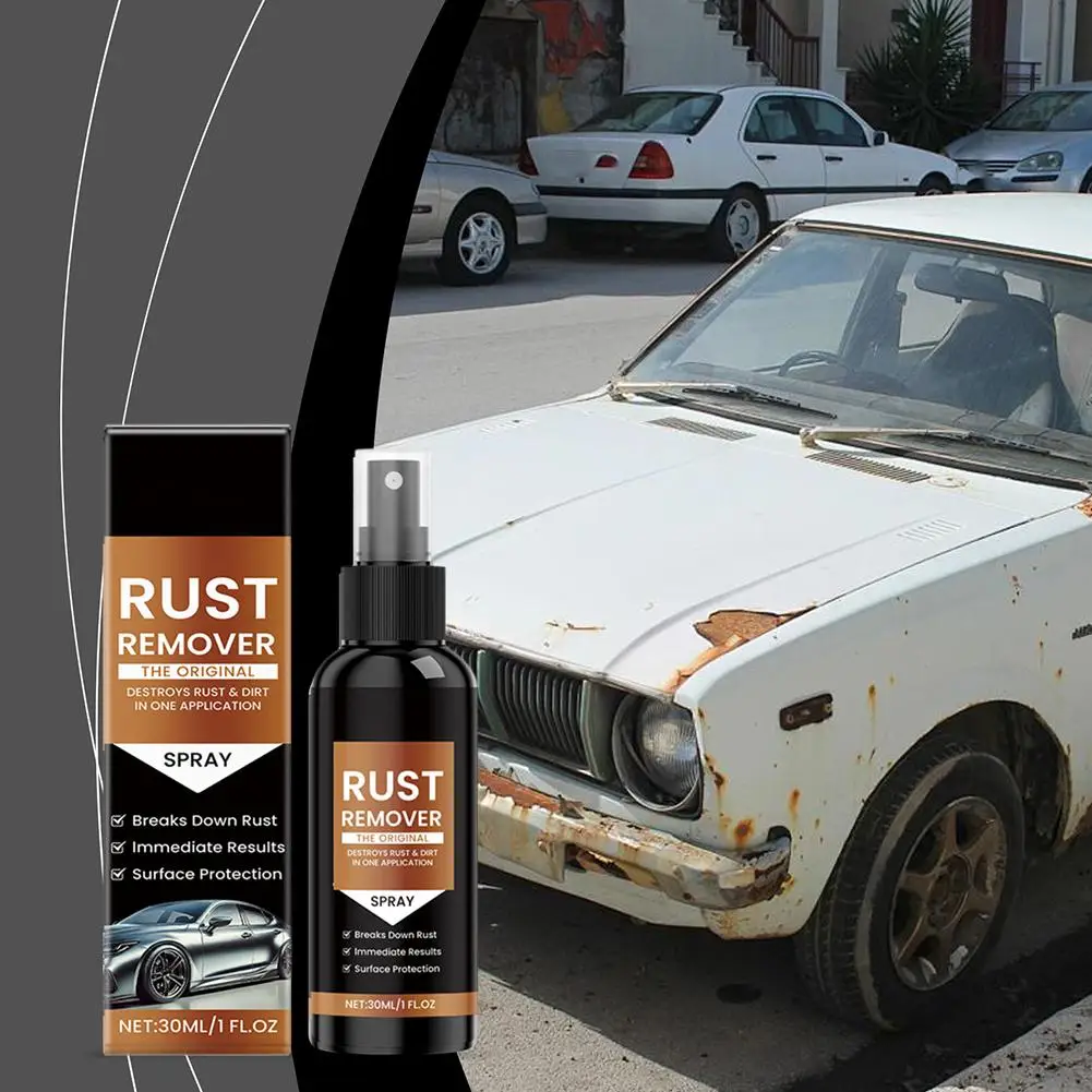 Spray do odrdzewiania samochodów Środek do usuwania rdzy do płynnego polerowania Żelazko Środek do usuwania rdzy Detergent Konserwacja samochodów Produc I2Z6