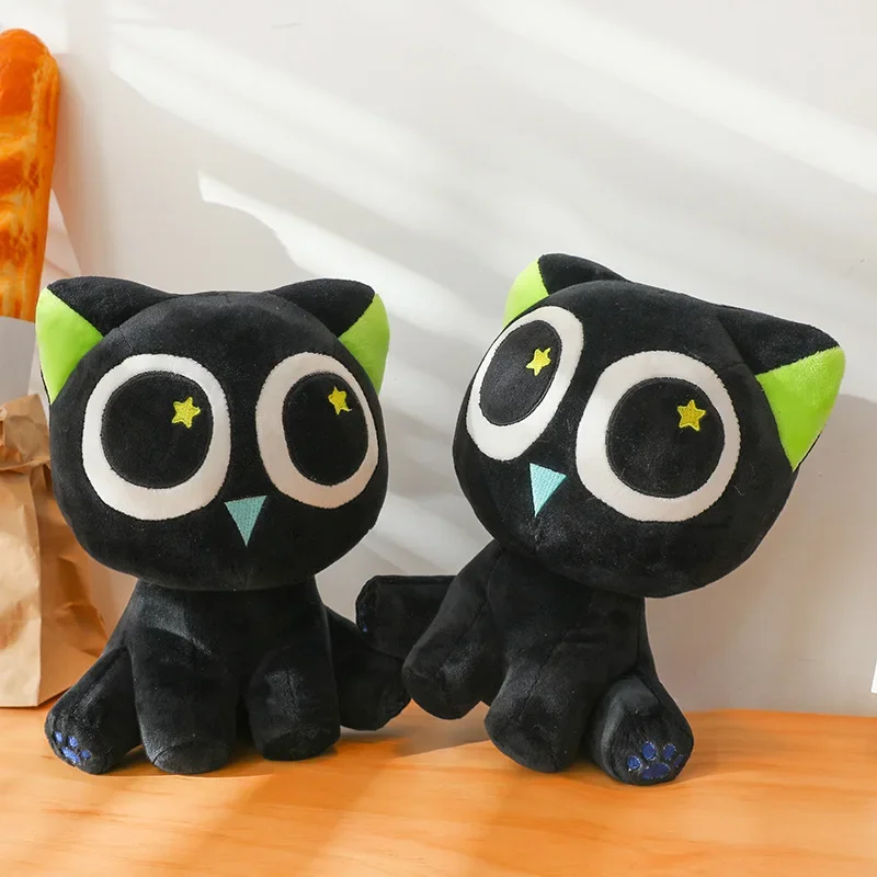 peluche-chat-noir-luo-xiaohei-poupee-chat-mignon-aux-grands-yeux-pour-enfants-cadeau-d'anniversaire-et-de-noel-animal-en-peluche-doux-compagnon-de-table