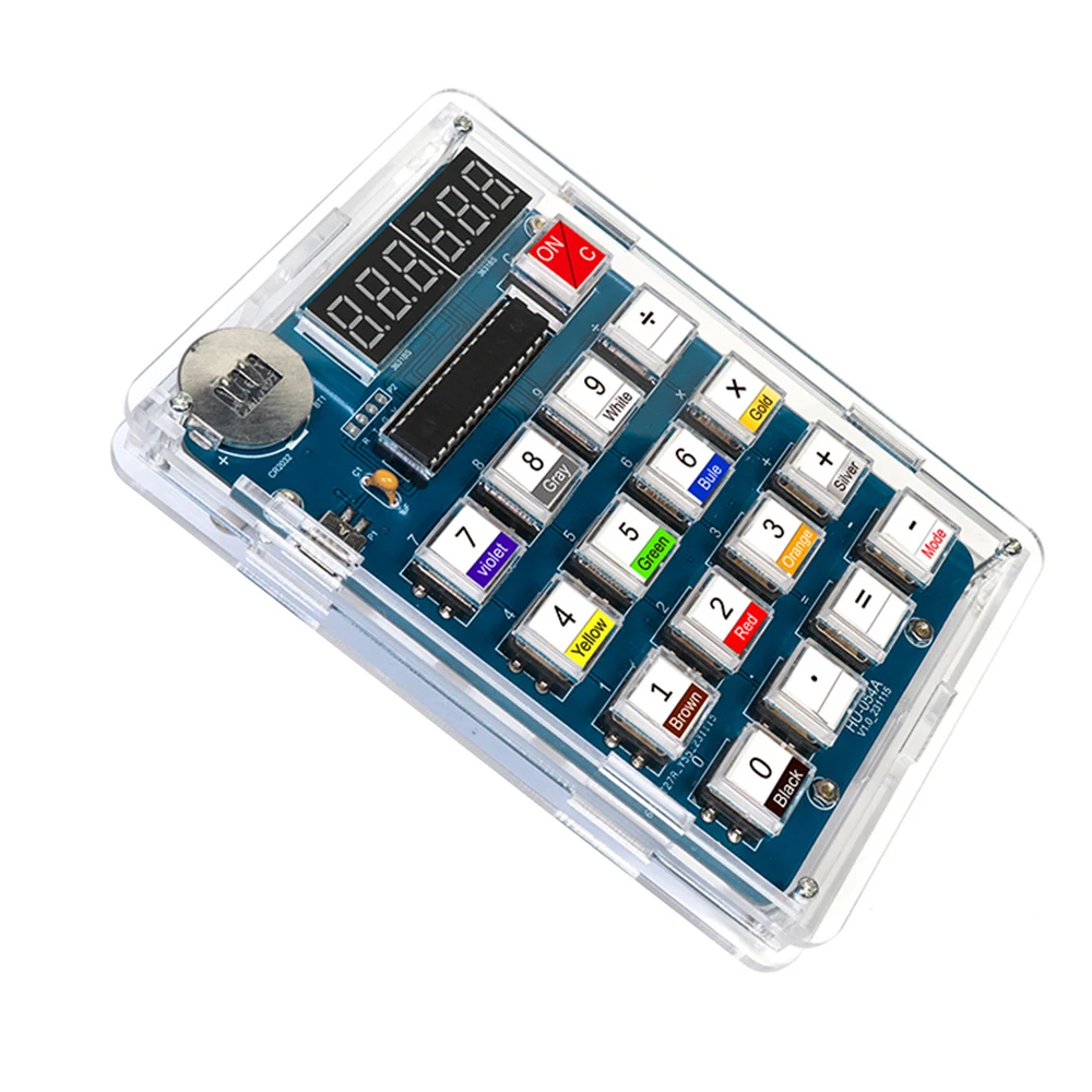 Diy Digital Tube Display Calculator Electronic Kit Kit Soldering Practice Loose Parts Welding Teaching Resources