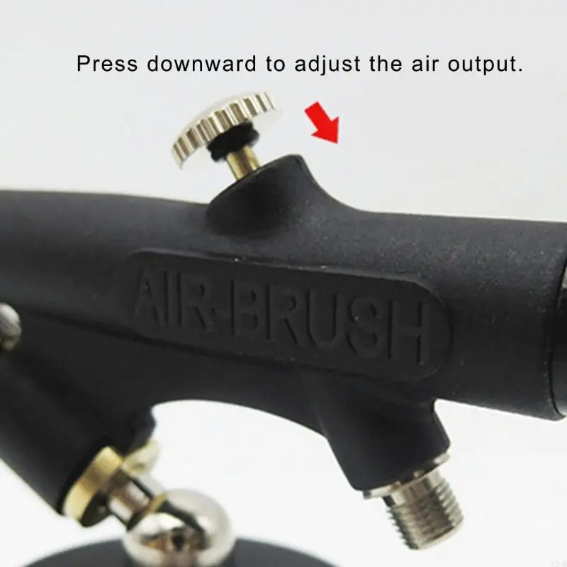 プロフェッショナルスプレーペイントツール 0.8mm ノズル スケールモデルや DIY プロジェクトに使用でき、滑らかな仕上がり A2UB
