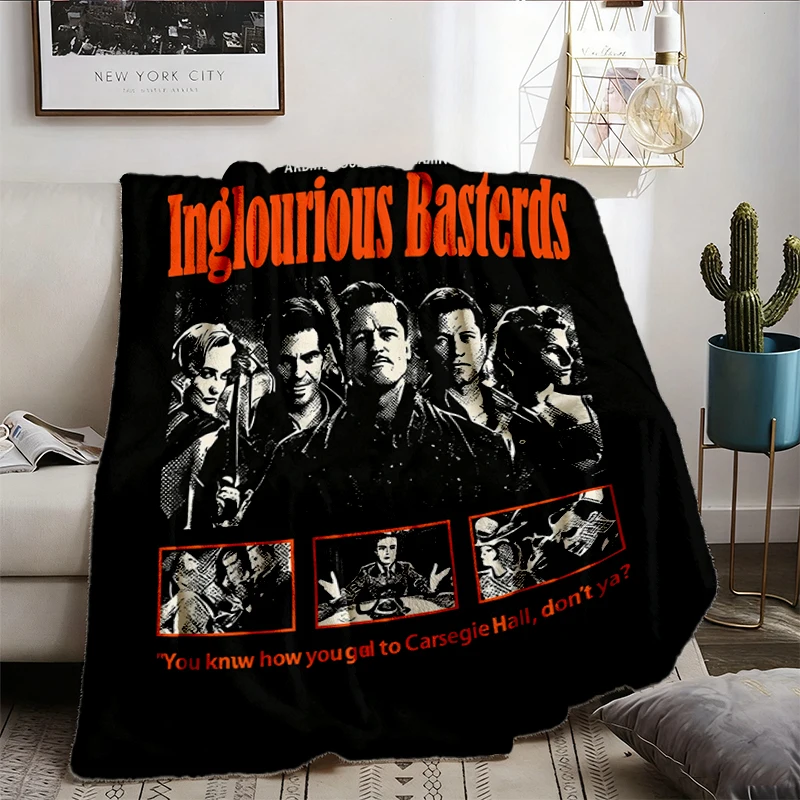 Inglourious Basterds Comfy Blanket, Quentin Tarantino War Film, 2009 Cinema Flannel Blanket
