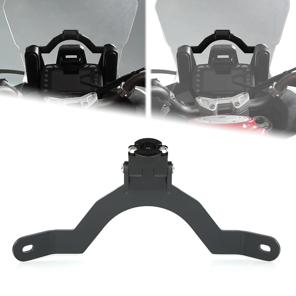 Fit For Ducati Multistrada 950 / 1200 / Enduro /1260 / V2 S Motorcycle Navigation Bracket GPS Mount Phone Plate Support Holder