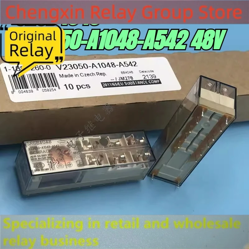 （secondhand）1pcs/lot 100% original genuine relay:SR6B4048  V23050-A1048-A542 48V TE Elevator Relay