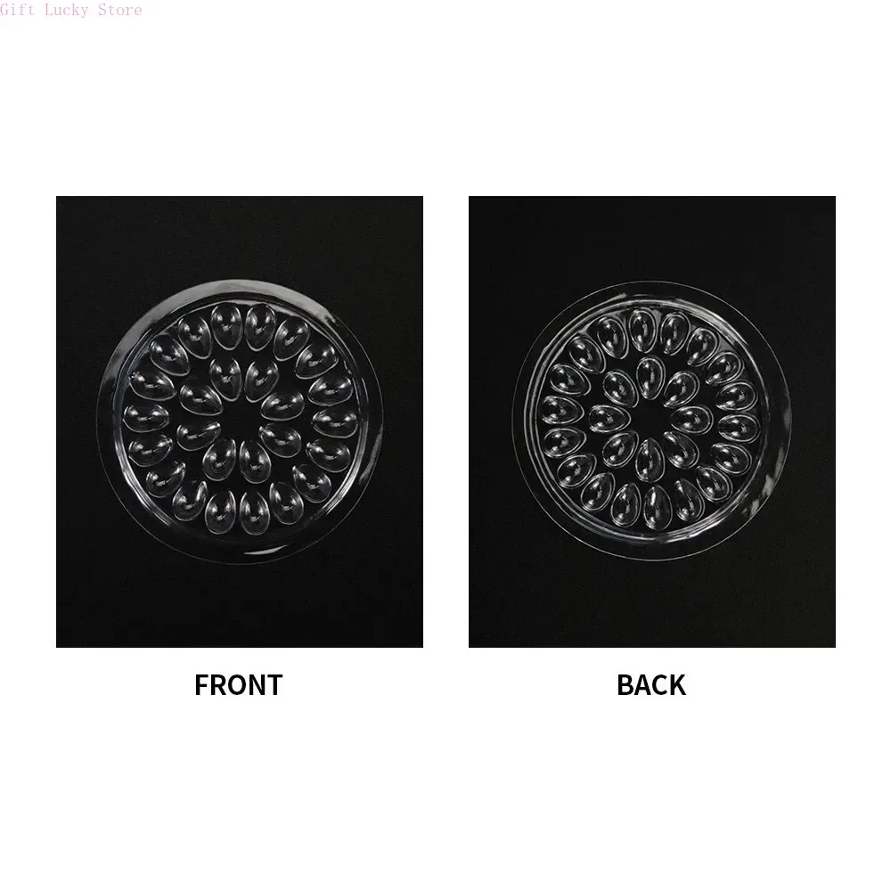 10-60pcs 접착제 가스켓 속눈썹 접착제 홀더 접착제 팔레트 속눈썹 연장 접착제 패드 속눈썹 플라스틱 홀더 메이크업 도구에 스탠드