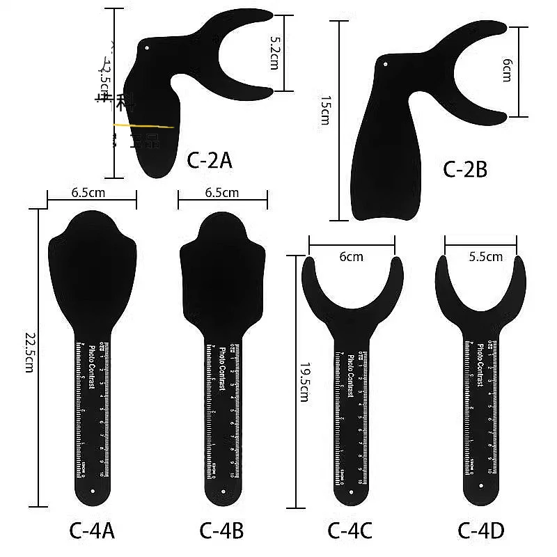 Durable Dental Photo Contrast Board Photography Black Background Board Palatal Contraster Board Oral Cheek