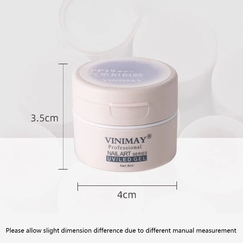 8ml Nail Art tapotement colle vernis à ongles 24 couleurs Pat peinture Gel vernis dégradé claque vernis à ongles tremper UV LED pour manucure