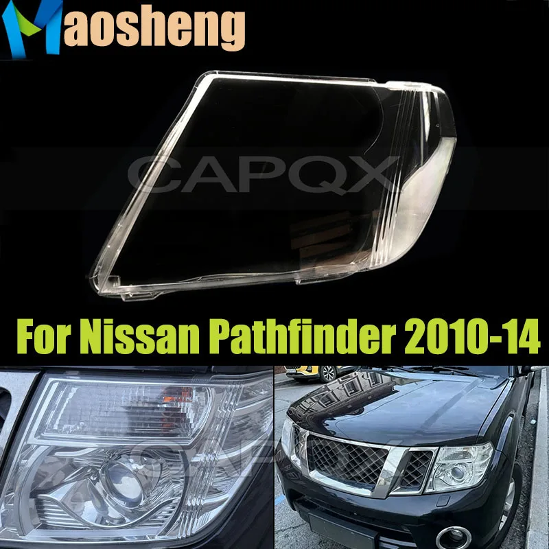 Car Headlight Cover Shell For Nissan Pathfinder 2010 2011 2012 2013 2014 Front Headlight Glass Cover Shell Replacement Lampshade
