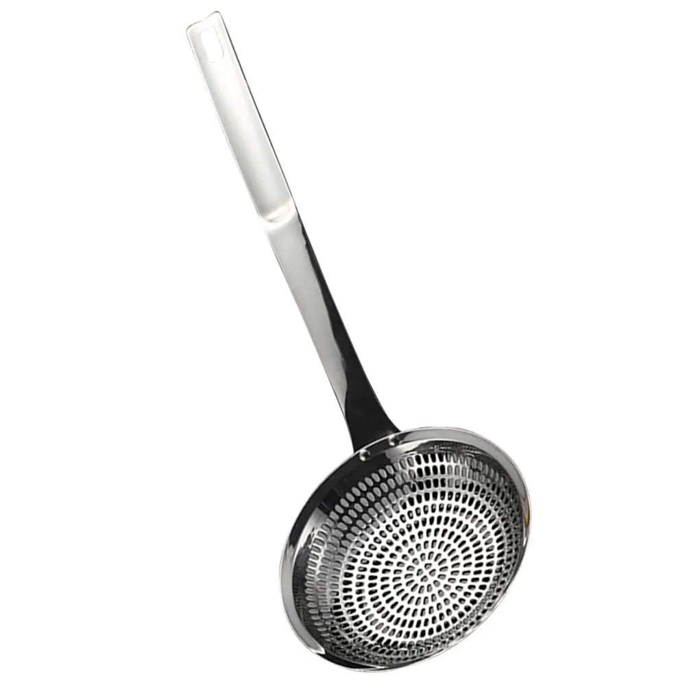 

Stainless Steel Colander Scoop Filter Strainer for Noodles Pasta Fried Food Large Capacity Multi-Purpose Kitchen Use