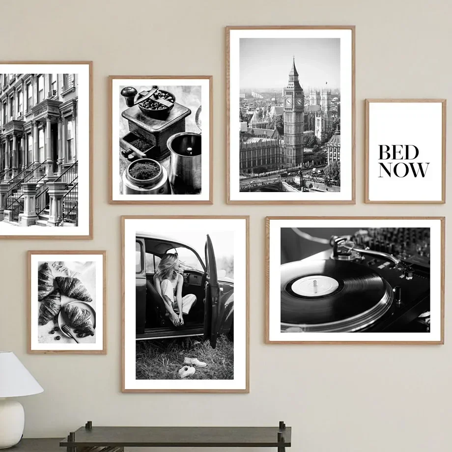 Modern Black White …