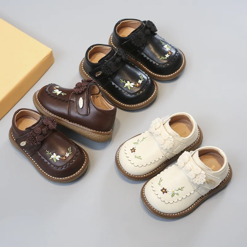 Chaussures de sport en cuir confortables pour enfants, chaussures de plein air pour enfants, respirantes et décontractées, rencontre populaire pour