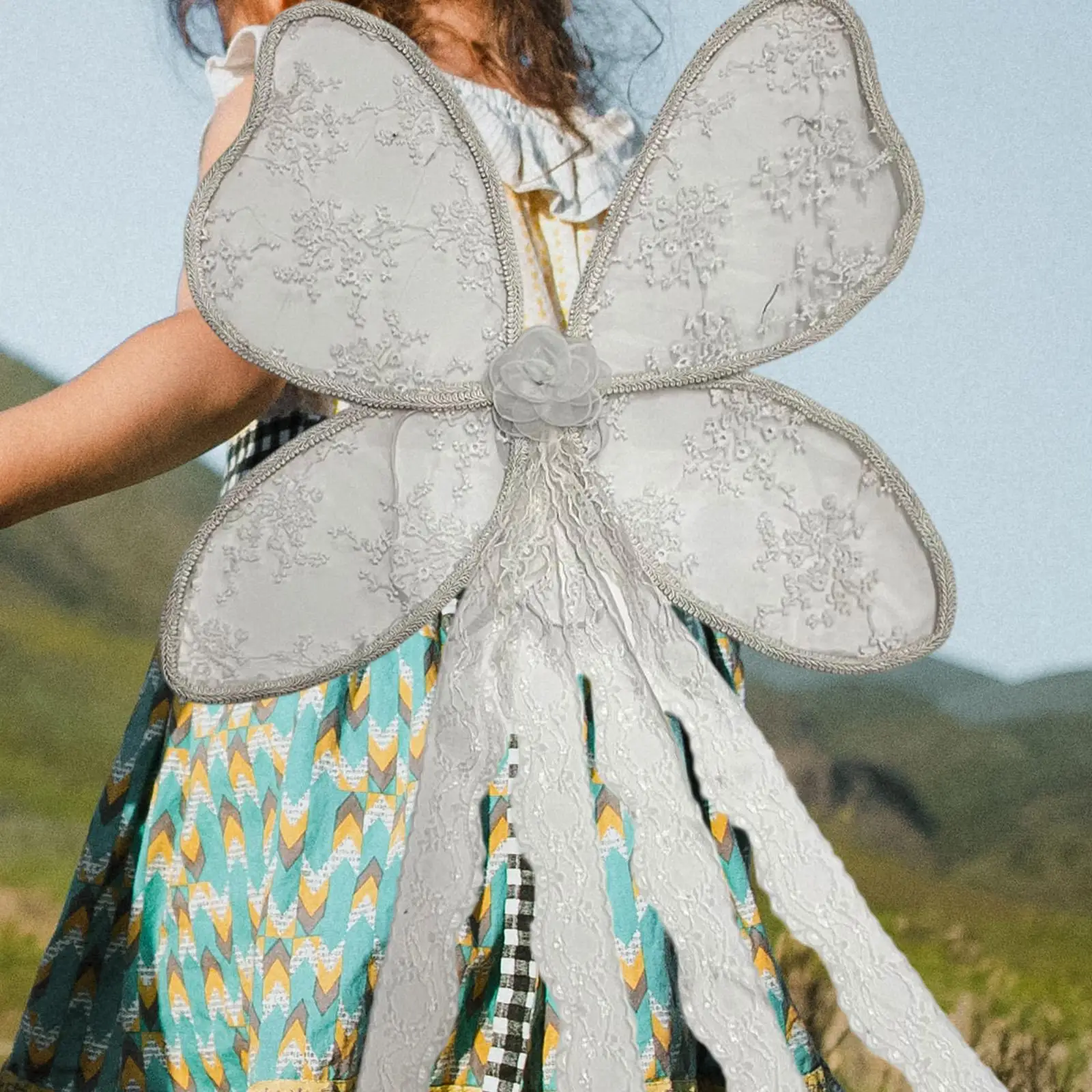 Butterfly Wing Costume for Girl Decoration Dress up for Carnivals Party Supplies